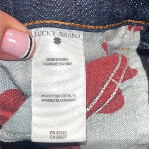 Lucky Brand size 12/31 Regular Women's Dark Indigo Flare Jeans Sofia Boot. - Picture 9 of 10